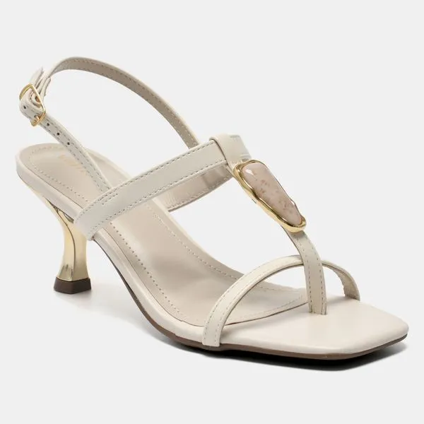 Sandália Social Off white 177-044-04 35
