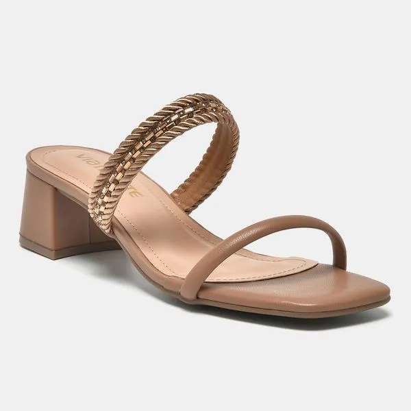 Tamanco de tiras. Creme 199-019-01 37