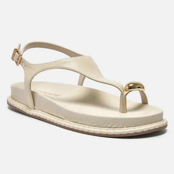 Sandália Papete Off white 315-001-01 35