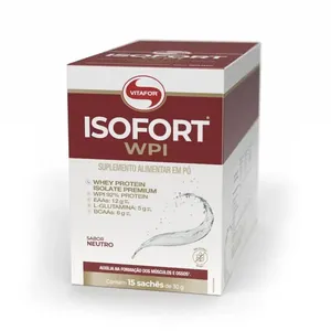 ISOFORT® WPI Sabor Neutro 15 Sachês 30g