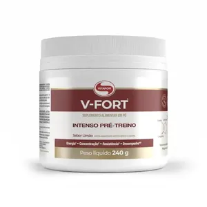 V-FORT®: Pré Treino Sabor Limão 240g