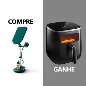 Compre All In One Multifunção Série 6000 Ganhe Fritadeira Airfryer com visor Série 3000