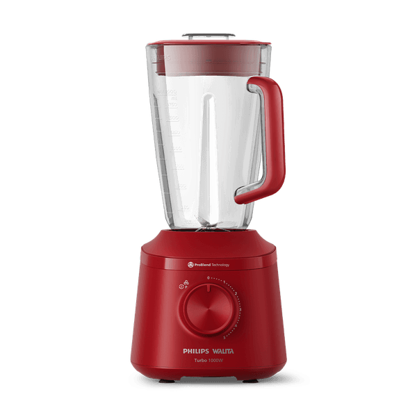 Liquidificador Série 3000 Turbo Vermelho Philips Walita 1000W - HR2270