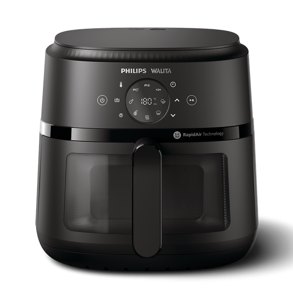 Fritadeira Airfryer Philips Walita Série 2000 6,2L com Visor Preta - NA230
