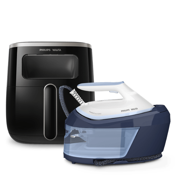 Fritadeira Airfryer Com Visor + PerfectCare Série 6000