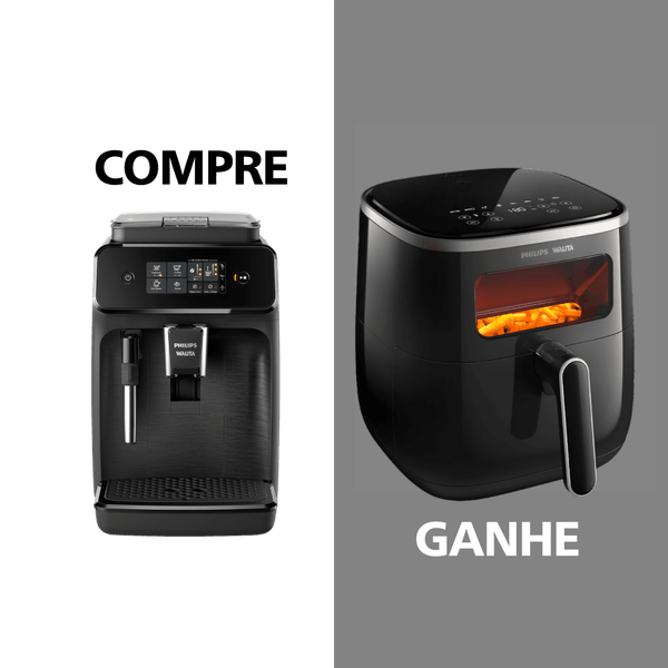 Compre Cafeteira Espresso Superautomática Série 1200 Ganhe Fritadeira Airfryer com visor Série 3000