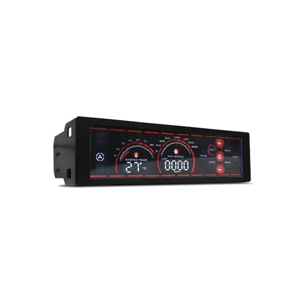 Painel Multifuncao - Vantec Lavish - Preto - VFC-5256W-BK