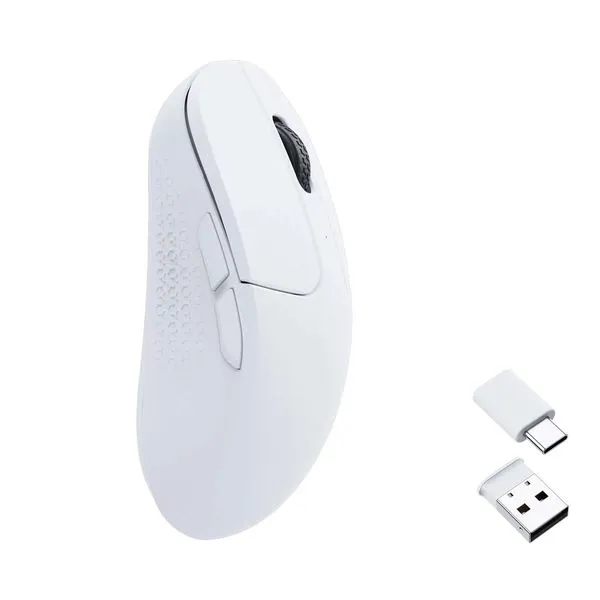 Mouse Ergonômico s/Fio Keychron M3 - Branco - M3-A3