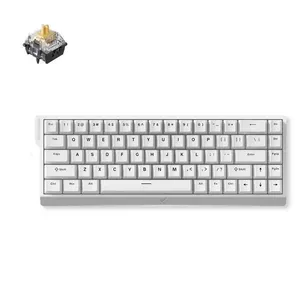 Teclado Magnético c/fio MCHOSE Ace 68 Hall Effect (Switch Magnético KTEK) - Branco - MC-Ace68-19