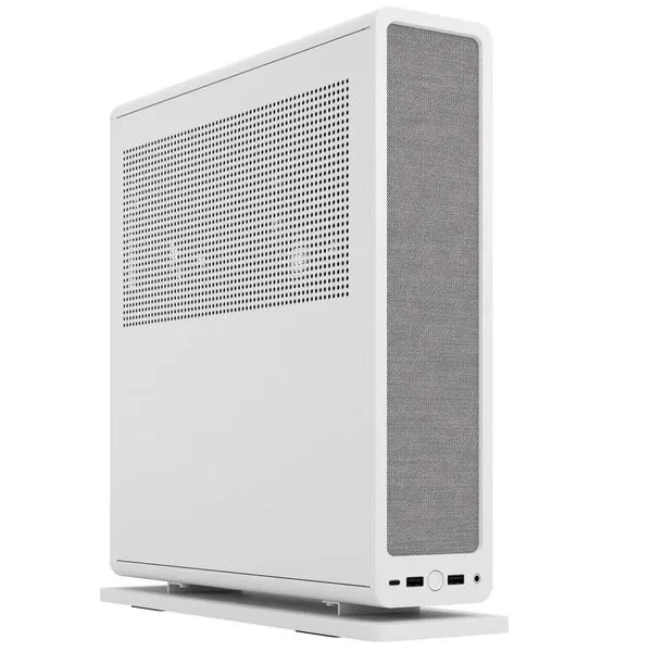 Gabinete Mini ITX - Fractal Design Ridge Branco (PCI-e 4.0) - FD-C-RID1N-12