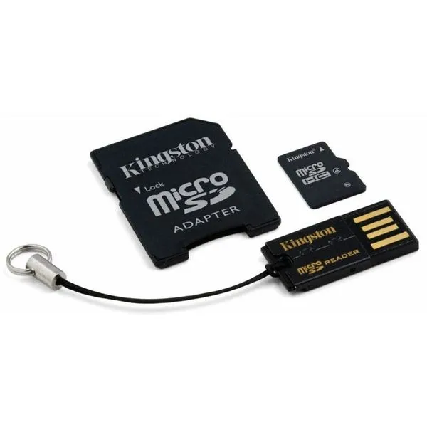 Cartão de memória - microSDHC - 8GB - Kingston - MBLY4G2/8GB