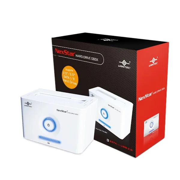 Doca 2.5pol/3.5pol SATA > USB2.0 Vantec NexStar Dock - NST-D100S2