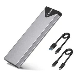 Gaveta Externa Portátil SSD M.2 nVME SATA PCIe / SATA > USB 3.2 Tipo-C - SSK - SHE-C325 PRO (Alumínio, 10Gbps)