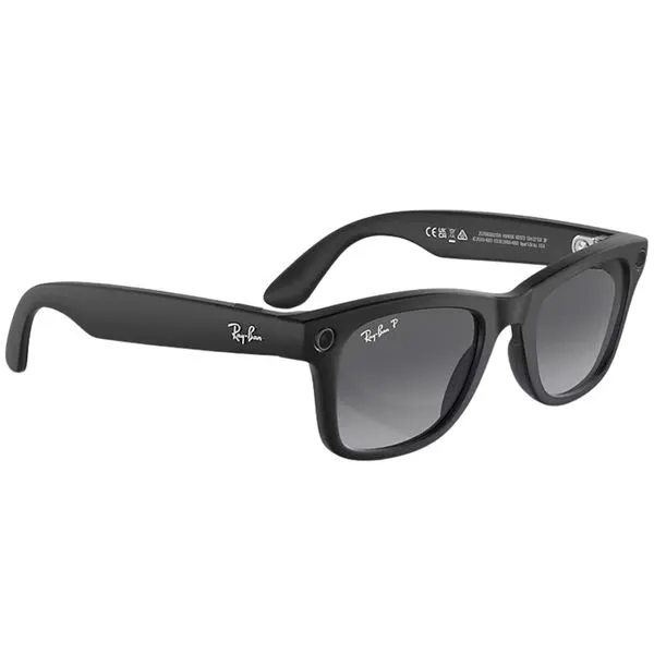 Óculos VR Ray-Ban Meta Wayfarer (Frame color: Matte Black, Lens color: Gradient Graphite)
