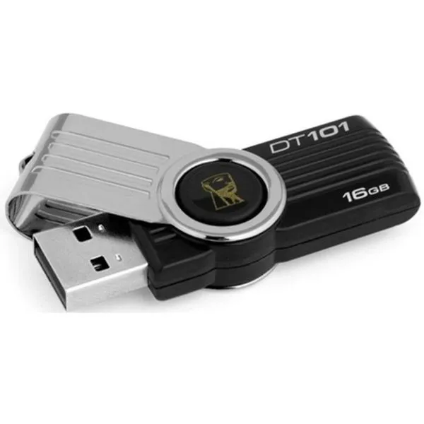 Pendrive USB2.0 16GB Kingston DataTraveler 101 G2 - Preto - DT101G2/16GB