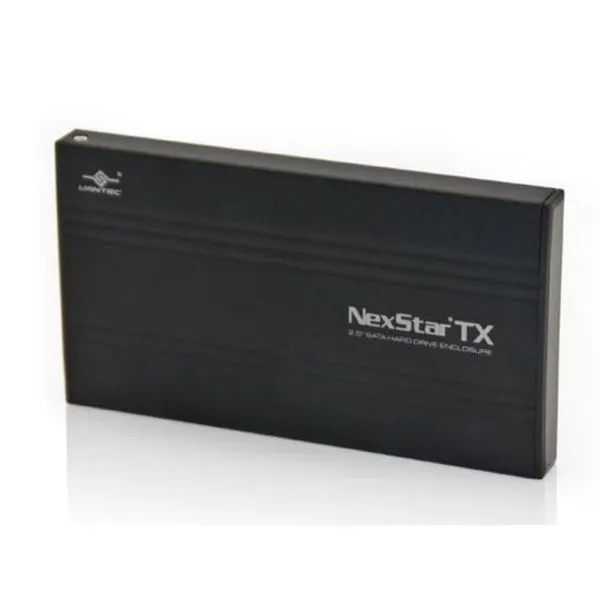 Gaveta Externa 2.5pol SATA > USB2.0 Vantec NexStar TX - Preta - NST-210S2-BK