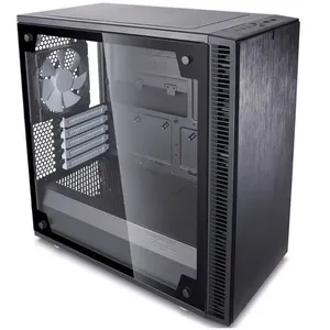 Gabinete Micro ATX - Fractal Design Define Mini C TG (c/ vidro temperado) - Preto - FD-CA-DEF-MINI-C-BK-TG