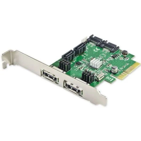Controladora e-SATA/SATA RAID - PCI-E - SD-PEX40054 - 4 canais