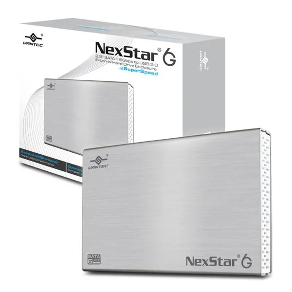 Gaveta Externa 3.5pol SATA > USB3.0 Vantec NexStar 6G - Prata - NST-366S3-SV