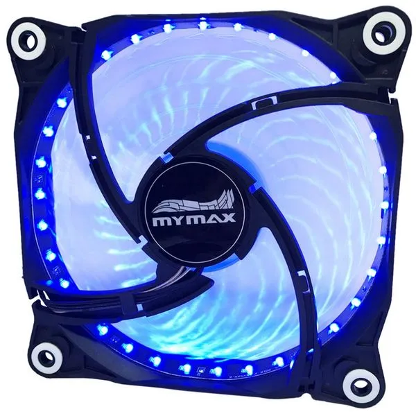 Cooler Gabinete - 12cm - Mymax Storm 2 - MYC/FC-12025-33/BL - Preto (Led Azul)