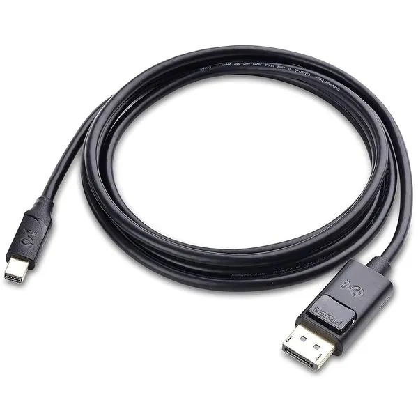 Cabo Adaptador de Vídeo - Mini Displayport 1.4 > Displayport - 1,8m - Cable Matters - 101017-BLK-6 - Preto