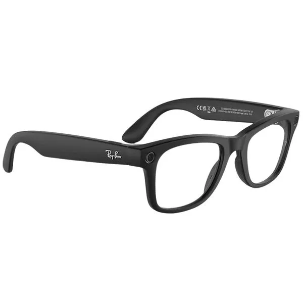 Óculos VR Ray-Ban Meta Wayfarer (Frame color: Matte Black, Lens color: Clear to Green Transitions)