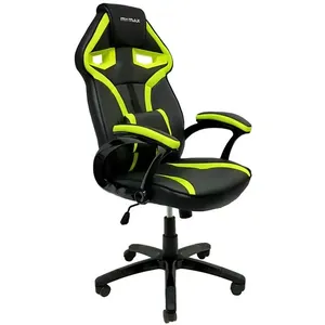 Cadeira Gamer Mymax MX1 MGCH-8131/GR (Preto/Verde, até 120kg, altura ajustável)