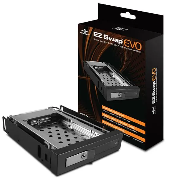 Gaveta Interna EX-SWAP 2.5 > 3.5pol - Vantec - MRK-125S6-BK