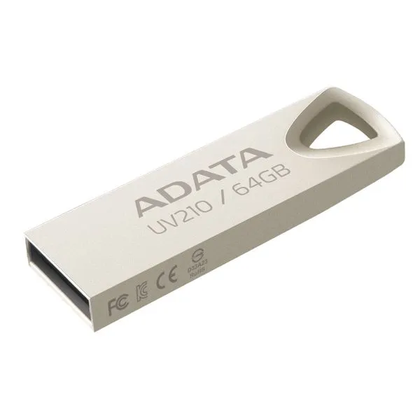 Pendrive USB 2.0 - 64GB - ADATA UV210 - AUV210-64G-RGD