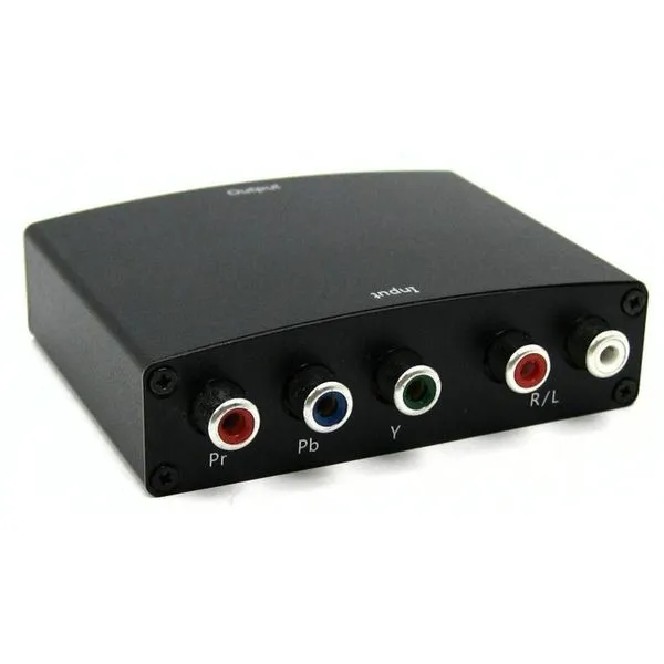 Conversor de áudio / vídeo - Componente + RCA > HDMI - Bytecc Converter - HM-102