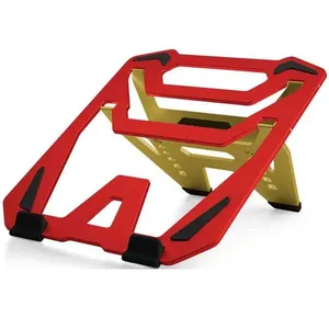 Suporte p/ Notebook (15.6pol) - C3 Tech NBC-200RGD (Vermelho/Dourado, Aluminio)