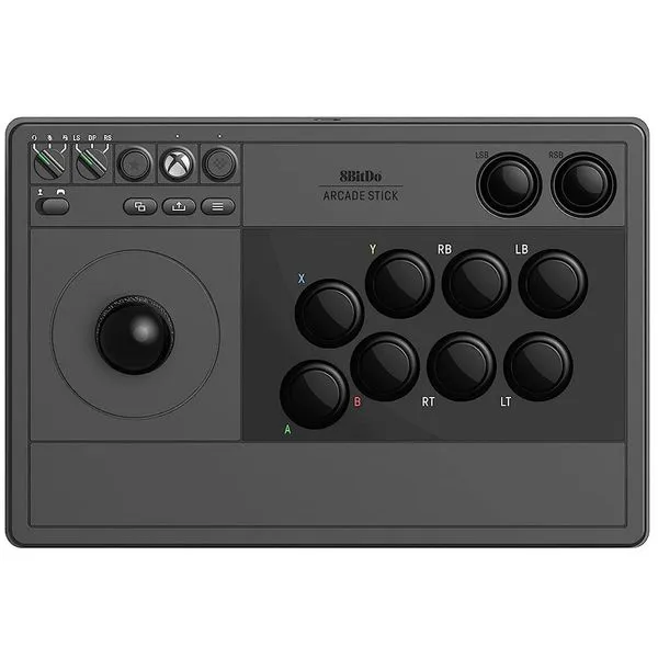 Controle Wireless 8BitDo - Arcade Stick p/ Xbox (Preto) - 81JA02D