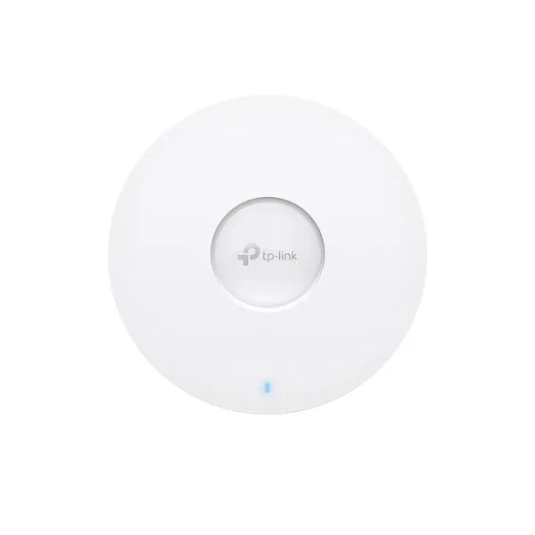 Access Point - TP-Link Omada Teto - AX 1800, WiFi 6, Dual Band, Gigabit (c/ Fonte) - Branco - EAP610