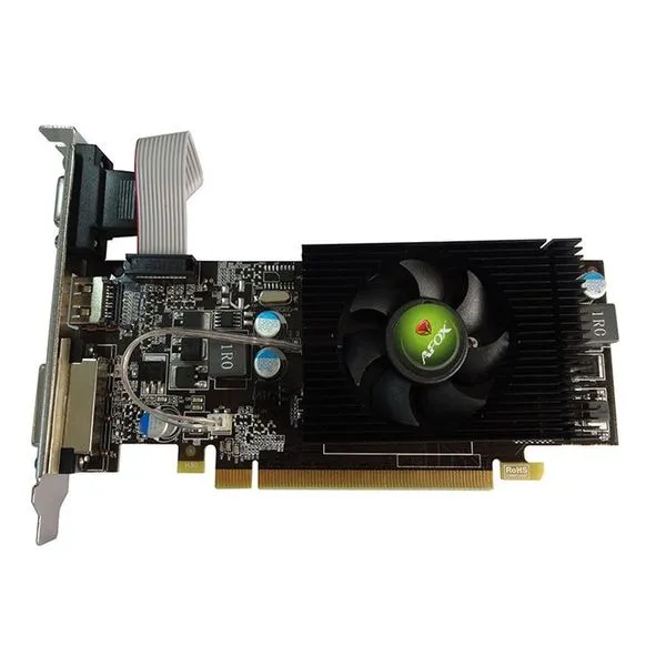 Placa de vídeo - NVIDIA GeForce GT 210 (1GB / PCI-E) - Afox AF210-1024D3L8 - 0074629-01