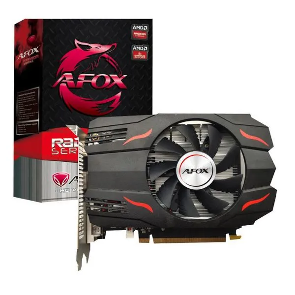 Placa de vídeo - AMD Radeon RX 550 (4GB / PCI-E) - Afox AFRX550- 4096D5H3