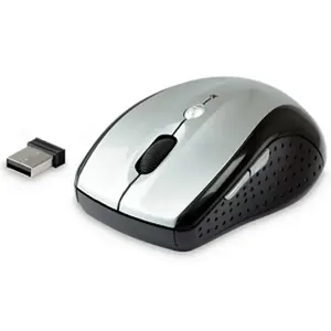 [OPEN BOX] Mouse - Sem fio - C3 Tech Nano - Prata/Preto - M-W012 SI