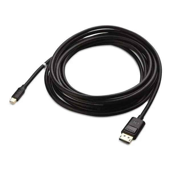 Cabo Adaptador de Vídeo - Mini Displayport > Displayport - 3m - Cable Matters - 101007-Black-10 - Preto