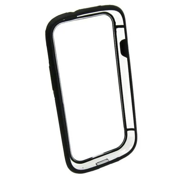 Bumper de proteção (p/ Galaxy S III) - DMT - Preto/Transparente