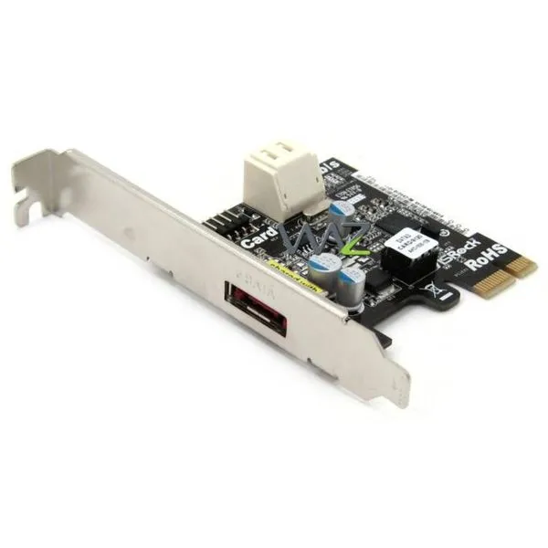 Controladora SATA3/e-SATA3 - PCI-E - ASRock SATA3 Card - 2 canais