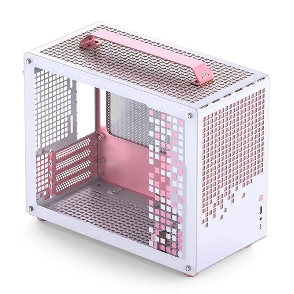 Gabinete M-ATX - JONSBO Z20 - Branco/Rosa