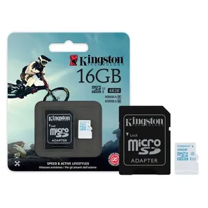Cartão de memória - microSDHC Action - 16GB - Kingston - SDCAC/16GB