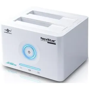 Doca 2.5pol/3.5pol - SATA > USB3.0/e-SATA - Vantec NexStar - Branca - NST-D400SU3