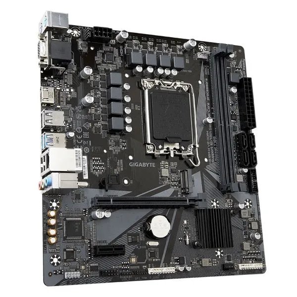 Placa mãe LGA 1700 - Gigabyte H610M H V2 DDR4 (Micro ATX)