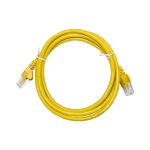 Cabo de Rede 1,5m c/ conectores (Patch) - Cat5e Amar - MD9 - 7415