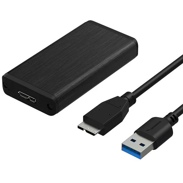 Gaveta Externa Portátil MSATA II ou III/6G - SABRENT-EC-UKMS