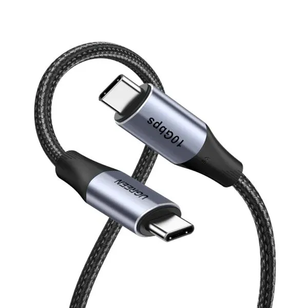 Cabo USB-C 3.2 Gen2 para USB-C, 10Gbps,140W PD, Thunderbolt 3, 4K - Ugreen - 80150
