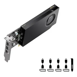 Placa de vídeo NVIDIA Quadro RTX A400 - PNY VCNRTXA400ATX-PB (4GB DDR6, PCIe 4.0 x16)
