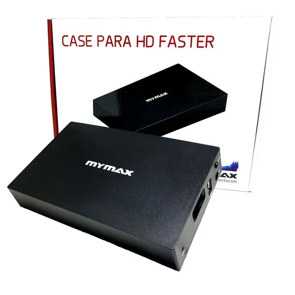 Gaveta Externa 3.5pol SATA > USB 3.0 - Mymax - Preto - 7566