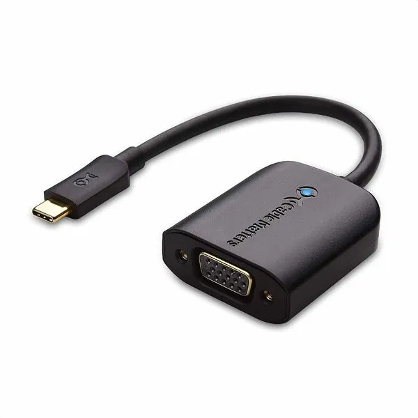 Cabo Conversor de Vídeo - USB-C > VGA - Cable Matters 201017-BLK