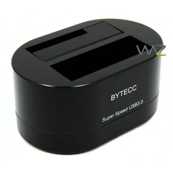 Doca 2.5pol/3.5pol SATA > USB3.0 Bytecc - Preta - T-200U3